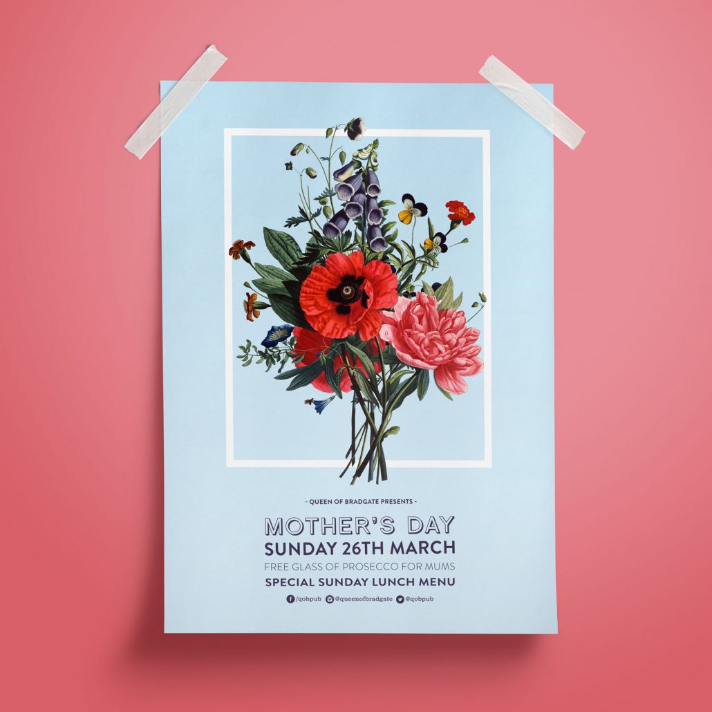 Mother’s Day Poster Design – The Queen of Bradgate